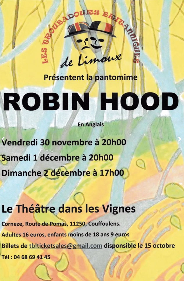 les troubadours britannique de limoux 2018 panto robin hood b