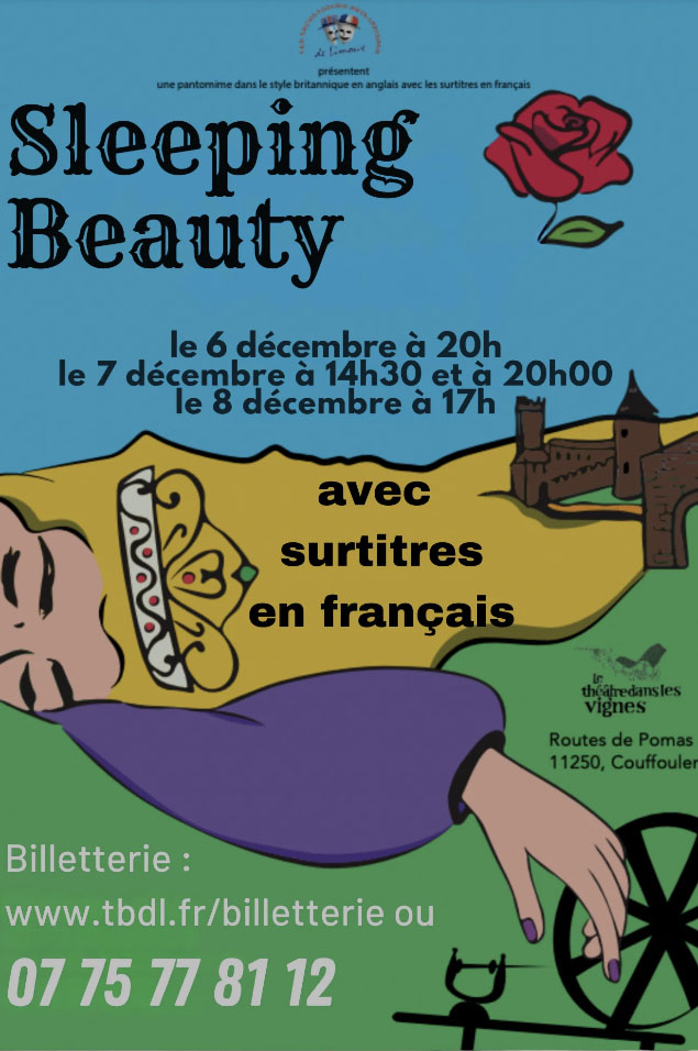 les troubadours britannique de limoux 2024 panto sleeping beaut s