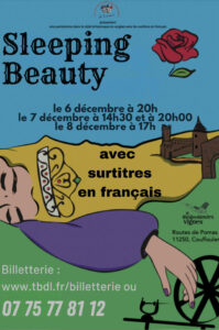 les troubadours britannique de limoux 2024 panto sleeping beaut s